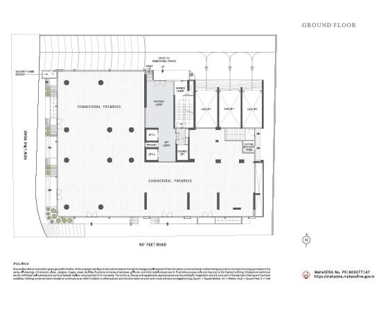 Ground Floor Floor Plan – Esquina Near Lokhandwala Andheri West